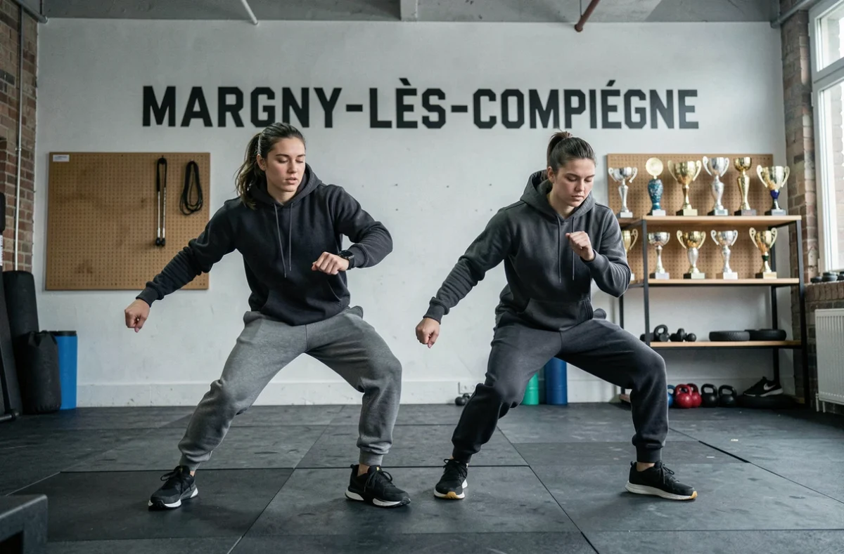 Duo de danseurs hip-hop en chorégraphie synchronisée chez Adrenal'in à Margny-lès-Compiègne