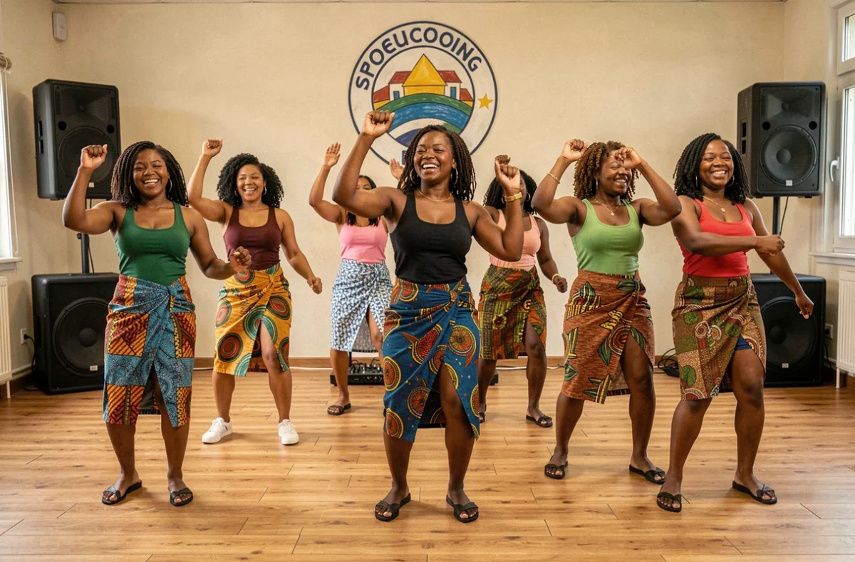 Cours de danse afrobeat en groupe chez Afrokan à Tourcoing